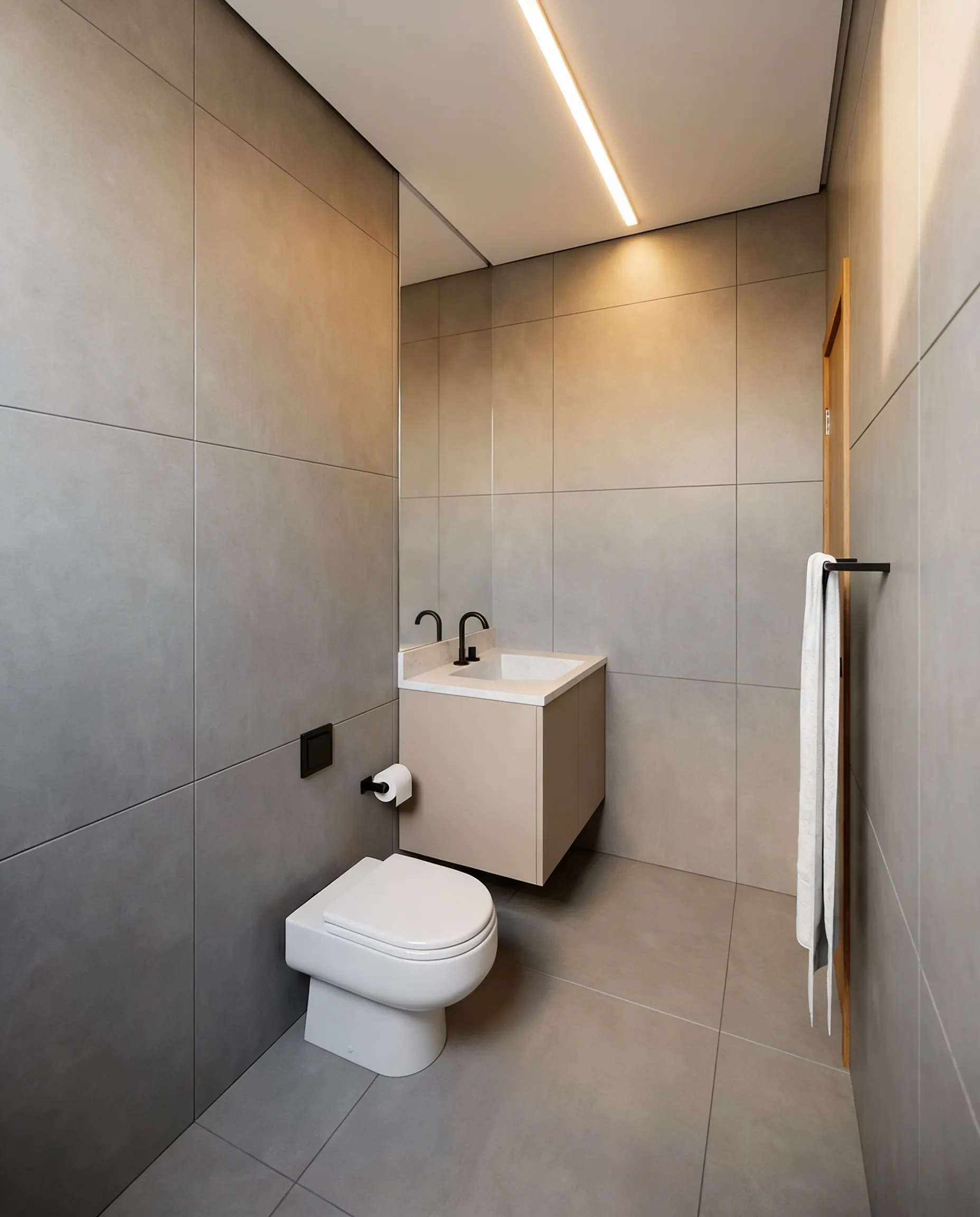 Lavabo social da Casa 10×25