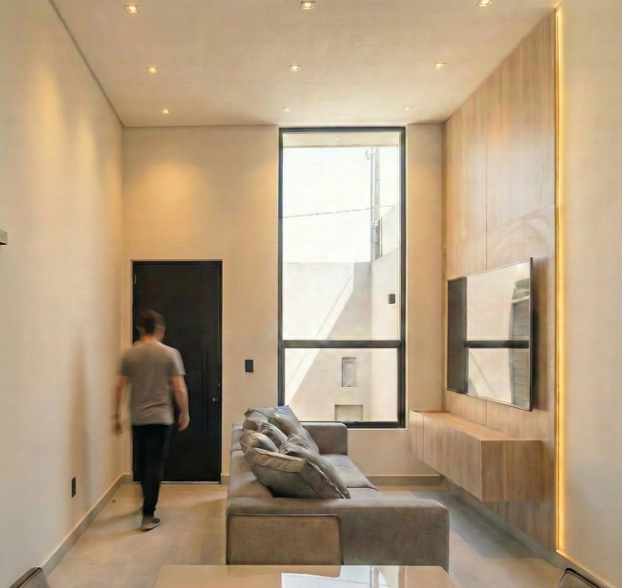 Sala da casa real construída